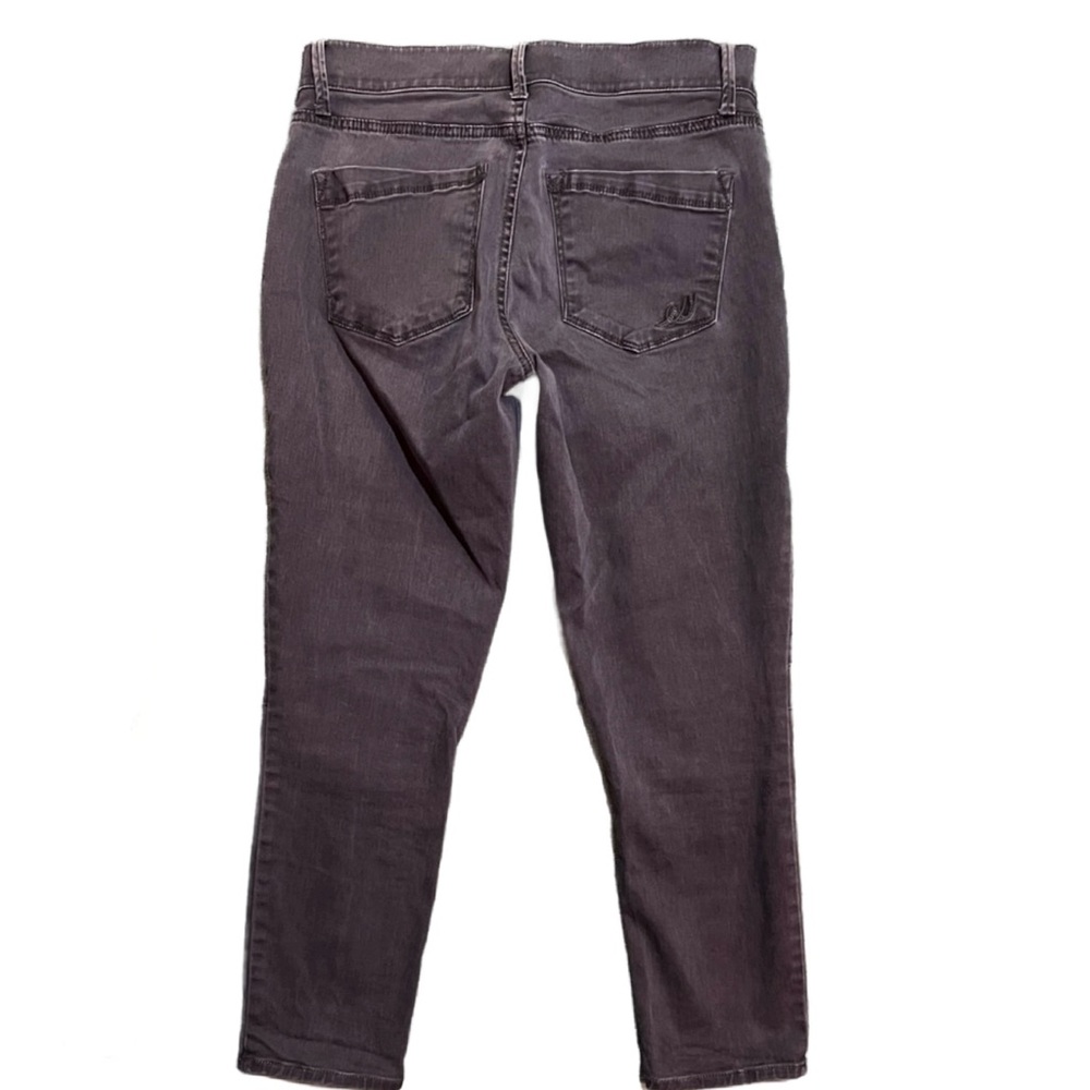 Express Gray Moto Crop Jeans Size 4 - Picture 5 of 6